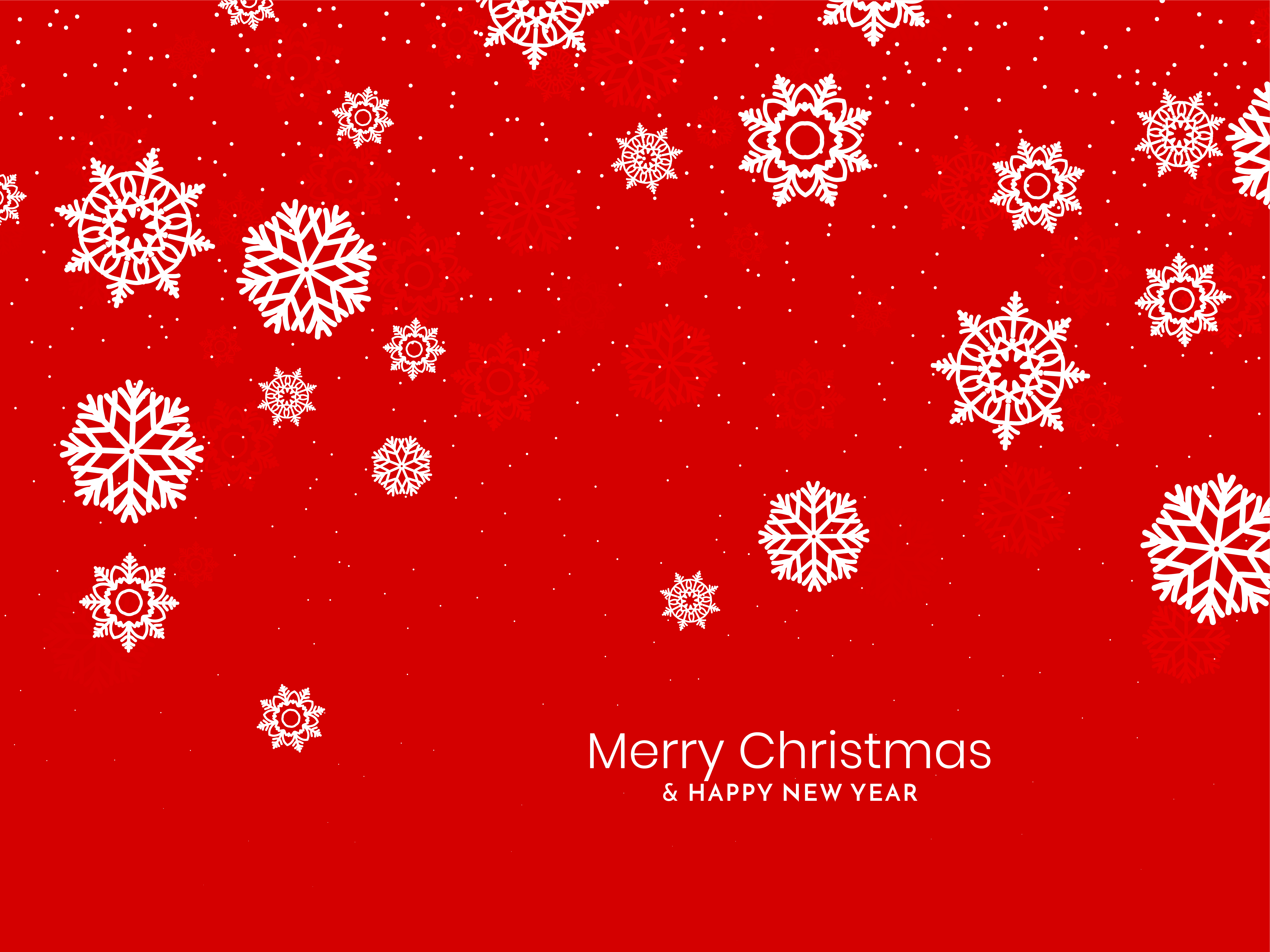 merry christmas festival decorative card design